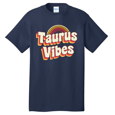 Retro Astrology Zodiac Sign April Or May Birthday Taurus Tall T-Shirt