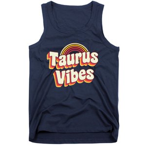 Retro Astrology Zodiac Sign April Or May Birthday Taurus Tank Top