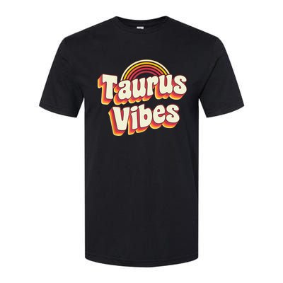 Retro Astrology Zodiac Sign April Or May Birthday Taurus Softstyle CVC T-Shirt