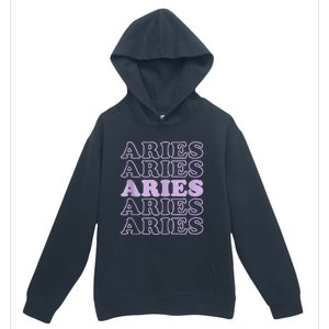 Retro Aries Zodiac Birthday Purple Lilac Lavender March Cute Urban Pullover Hoodie