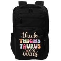 Retro Astrology Zodiac sign April or May birthday Taurus Impact Tech Backpack