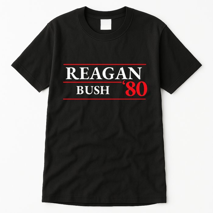 Reagan Bush 1980 Presidential Election Tall T-Shirt