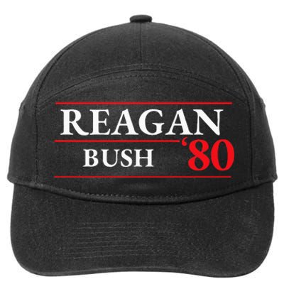 Reagan Bush 1980 Presidential Election 7-Panel Snapback Hat