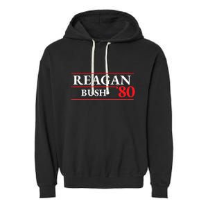 Reagan Bush 1980 Presidential Election Garment-Dyed Fleece Hoodie