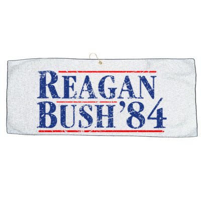 Reagan Bush 1984 Republican Vintage Conservative Large Microfiber Waffle Golf Towel