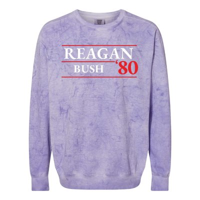 Reagan Bush 1980 Presidential Election Colorblast Crewneck Sweatshirt