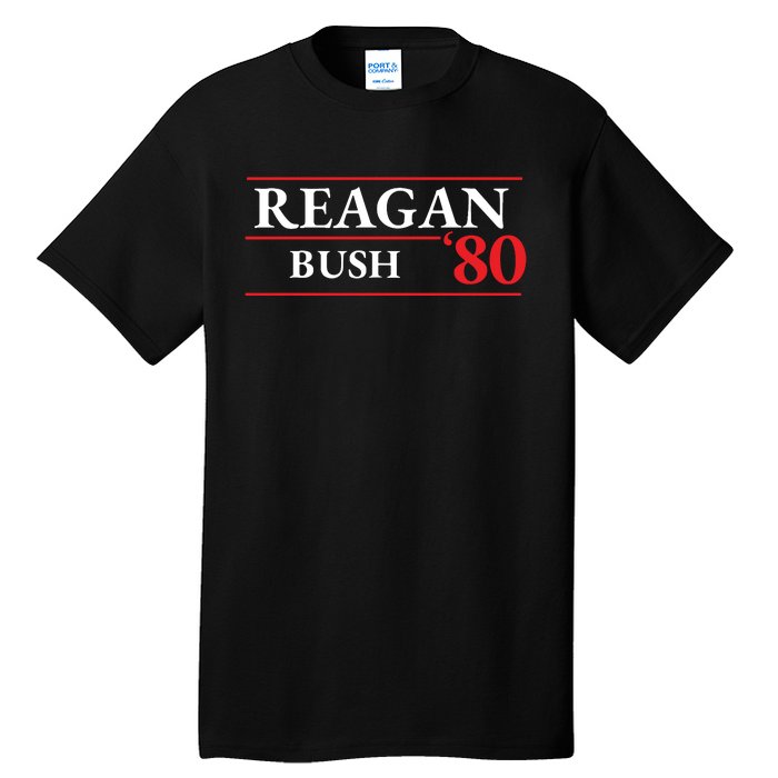 Reagan Bush 1980 Presidential Election Tall T-Shirt