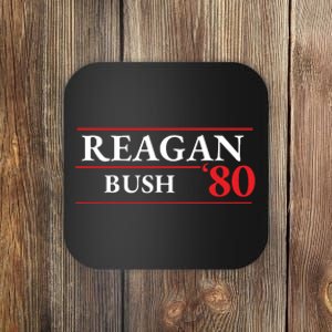 Reagan Bush 1980 Presidential Election Coaster