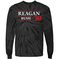 Reagan Bush 1980 Presidential Election Tie-Dye Long Sleeve Shirt