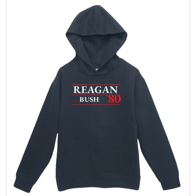 Reagan Bush 1980 Presidential Election Urban Pullover Hoodie