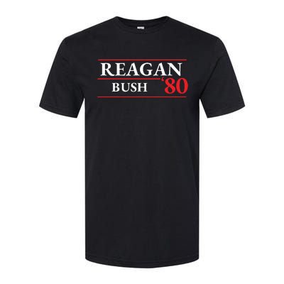 Reagan Bush 1980 Presidential Election Softstyle CVC T-Shirt