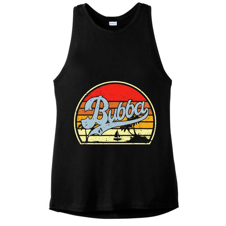 Retro Bubba 1 Best Fathers Day Gifts For Grandpa Ladies PosiCharge Tri-Blend Wicking Tank