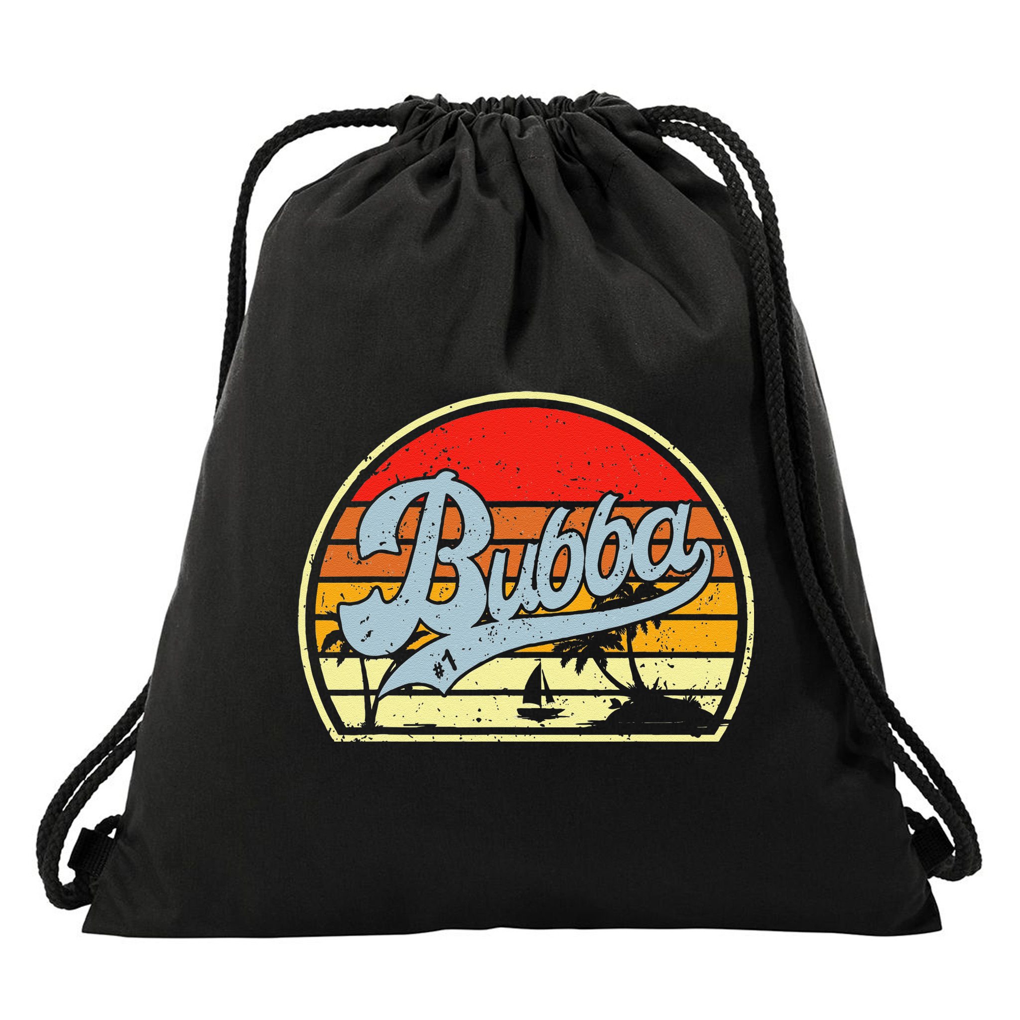 Retro Bubba 1 Best Fathers Day Gifts For Grandpa Drawstring Bag