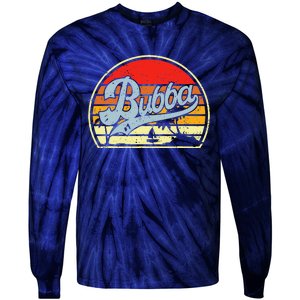 Retro Bubba 1 Best Fathers Day Gifts For Grandpa Tie-Dye Long Sleeve Shirt