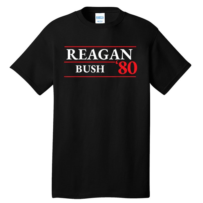 Reagan Bush 1980 Presidential Election Tall T-Shirt