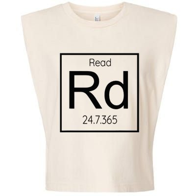 Read Books 247 Black Text Book Lover Garment-Dyed Women's Muscle Tee