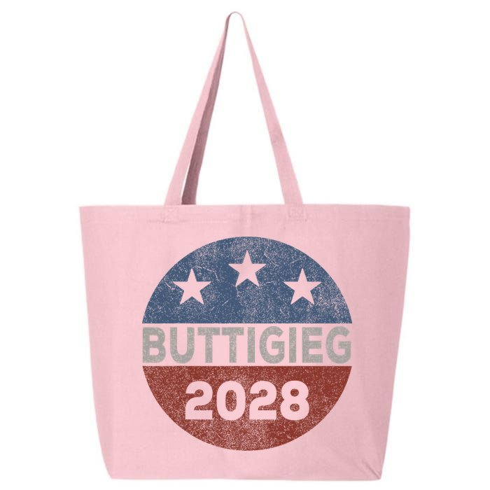 Retro Buddigieg 2028 Pete Buttigieg For President 2028 25L Jumbo Tote