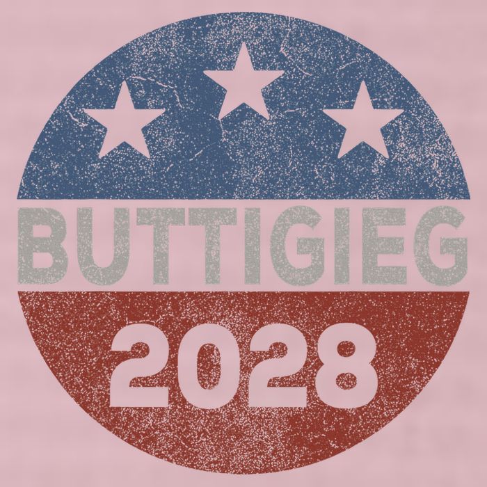 Retro Buddigieg 2028 Pete Buttigieg For President 2028 25L Jumbo Tote