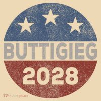 Retro Buddigieg 2028 Pete Buttigieg For President 2028 Drawstring Bag