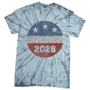 Retro Buddigieg 2028 Pete Buttigieg For President 2028 Tie-Dye T-Shirt