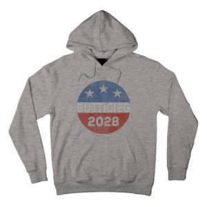 Retro Buddigieg 2028 Pete Buttigieg For President 2028 Tall Hoodie