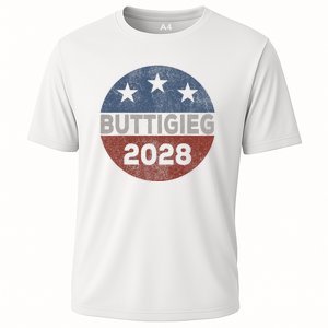 Retro Buddigieg 2028 Pete Buttigieg For President 2028 Cooling Performance Crew T-Shirt