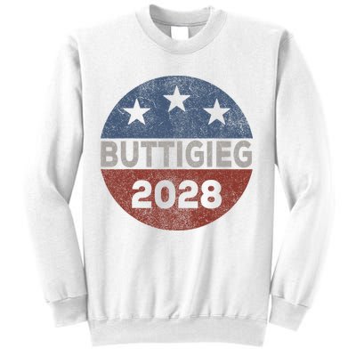 Retro Buddigieg 2028 Pete Buttigieg For President 2028 Sweatshirt