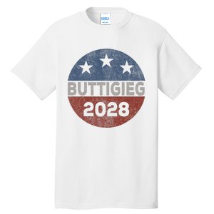 Retro Buddigieg 2028 Pete Buttigieg For President 2028 Tall T-Shirt