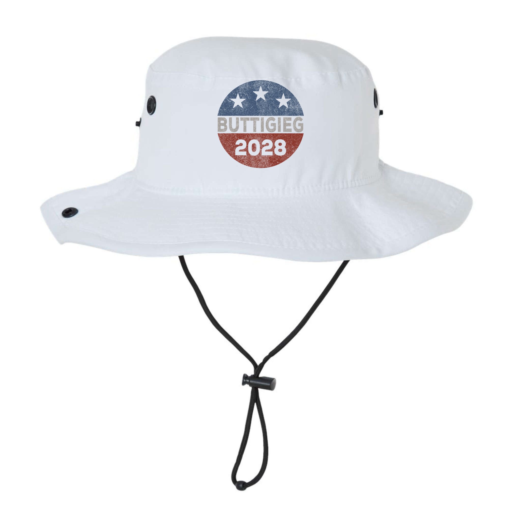Retro Buddigieg 2028 Pete Buttigieg For President 2028 Bucket Hat