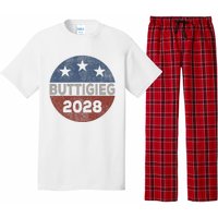 Retro Buddigieg 2028 Pete Buttigieg For President 2028 Pajama Set