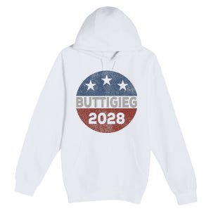 Retro Buddigieg 2028 Pete Buttigieg For President 2028 Premium Pullover Hoodie