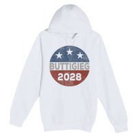 Retro Buddigieg 2028 Pete Buttigieg For President 2028 Premium Pullover Hoodie