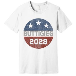 Retro Buddigieg 2028 Pete Buttigieg For President 2028 Premium T-Shirt