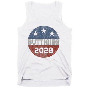 Retro Buddigieg 2028 Pete Buttigieg For President 2028 Tank Top