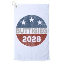Retro Buddigieg 2028 Pete Buttigieg For President 2028 Golf Towel