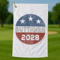 Retro Buddigieg 2028 Pete Buttigieg For President 2028 Golf Towel