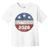 Retro Buddigieg 2028 Pete Buttigieg For President 2028 Toddler T-Shirt