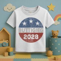 Retro Buddigieg 2028 Pete Buttigieg For President 2028 Toddler T-Shirt