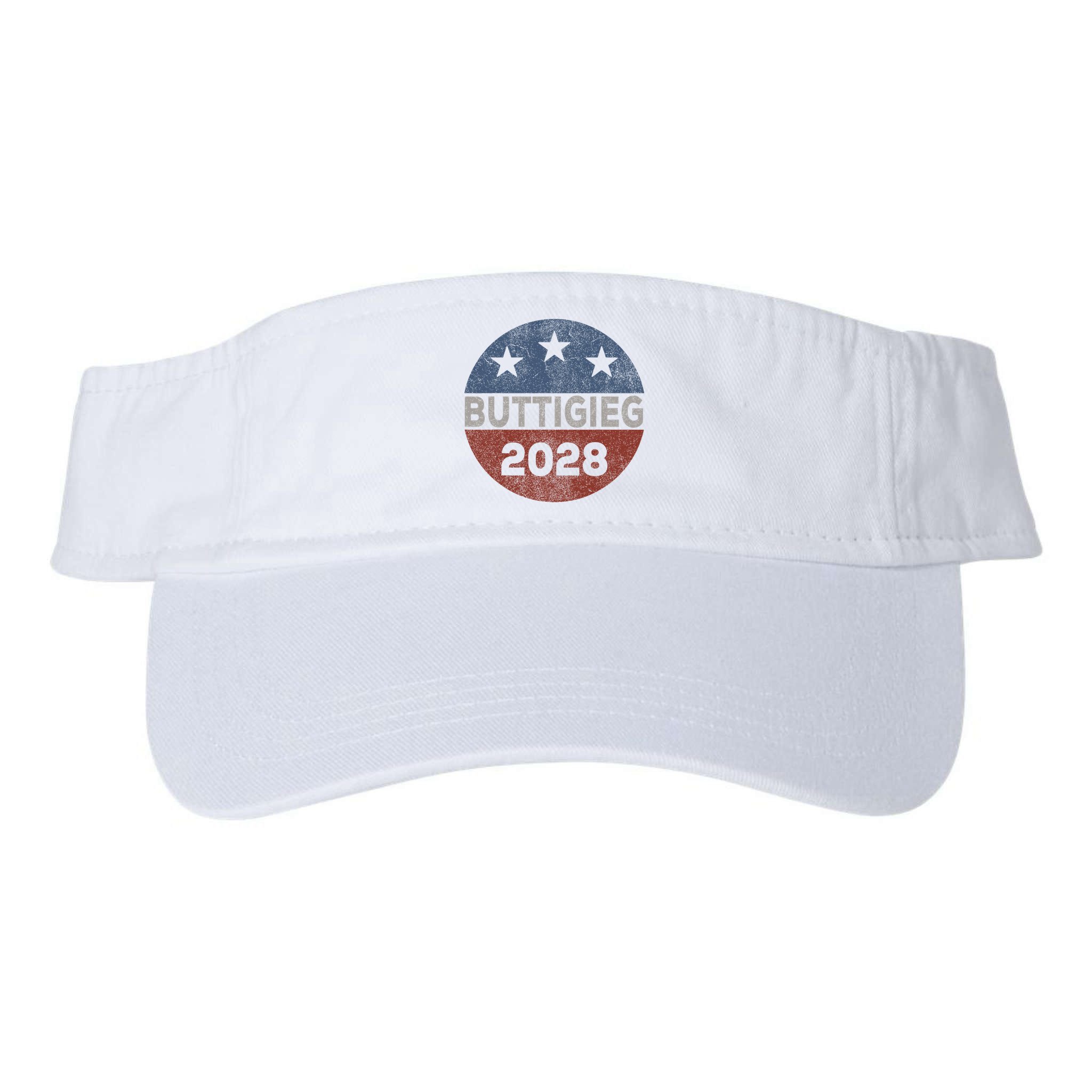 Retro Buddigieg 2028 Pete Buttigieg For President 2028 Visor