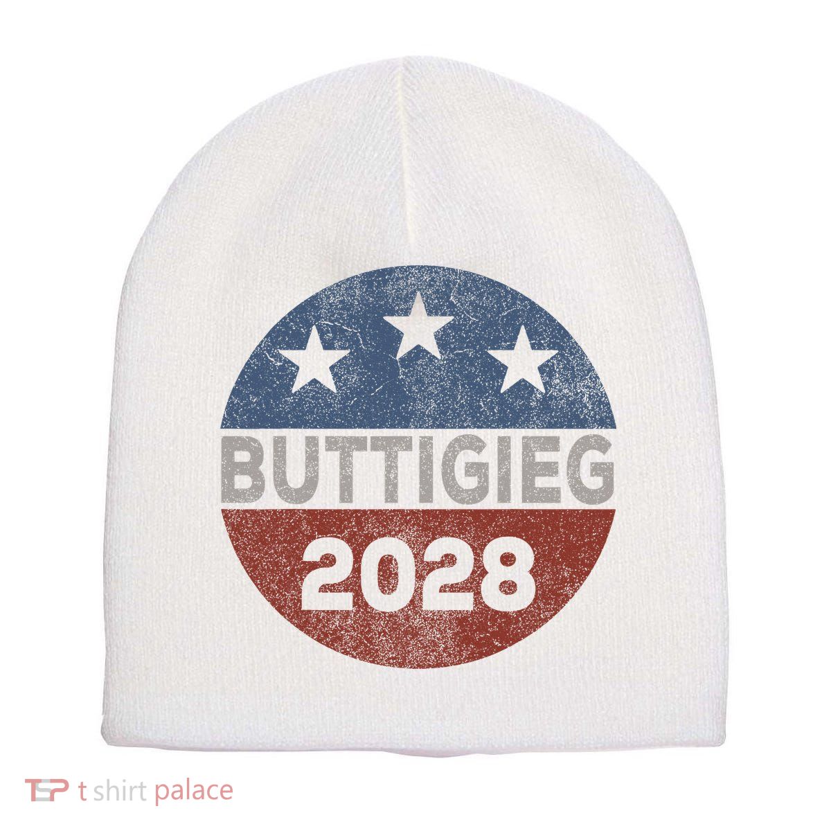 Retro Buddigieg 2028 Pete Buttigieg For President 2028 Short Acrylic Beanie