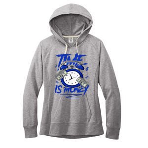 Racer Blue 5s To Match Time Is Money Shoes 5 Racer Blue Women's Fleece Hoodie