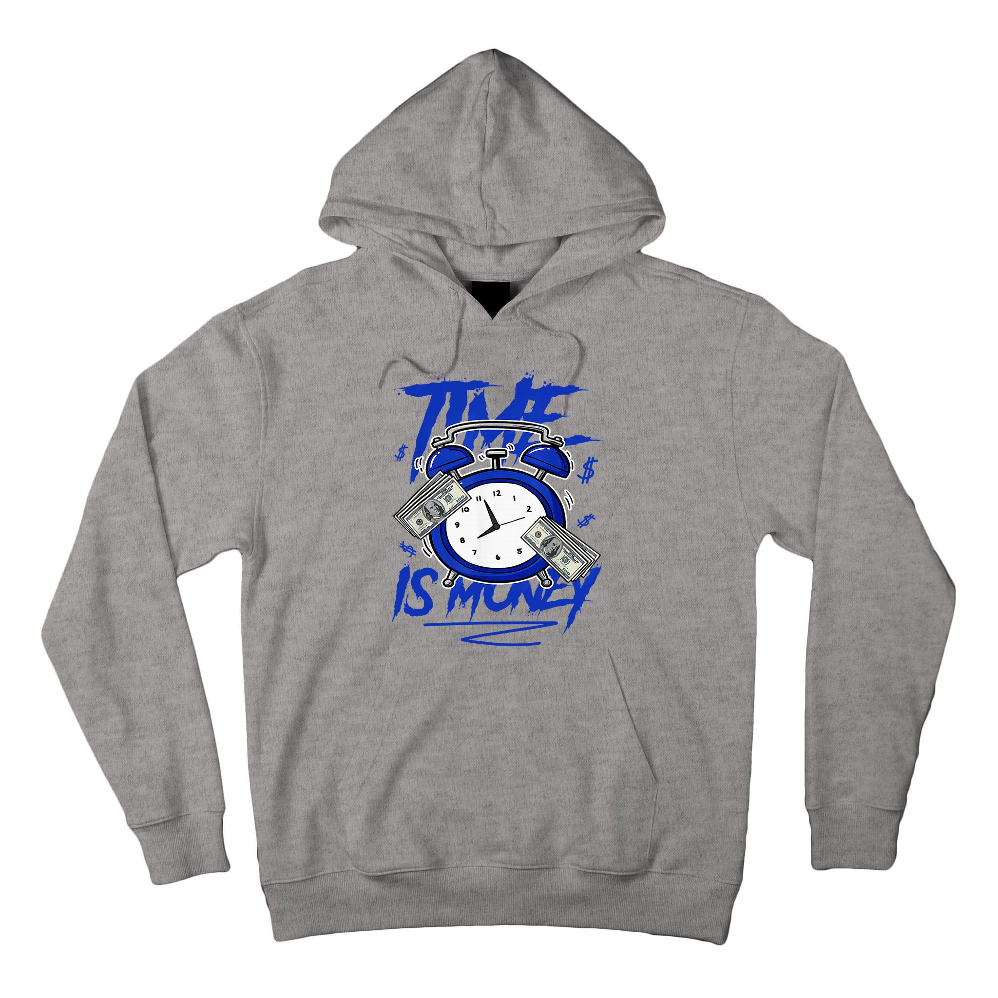 Racer Blue 5s To Match Time Is Money Shoes 5 Racer Blue Tall Hoodie