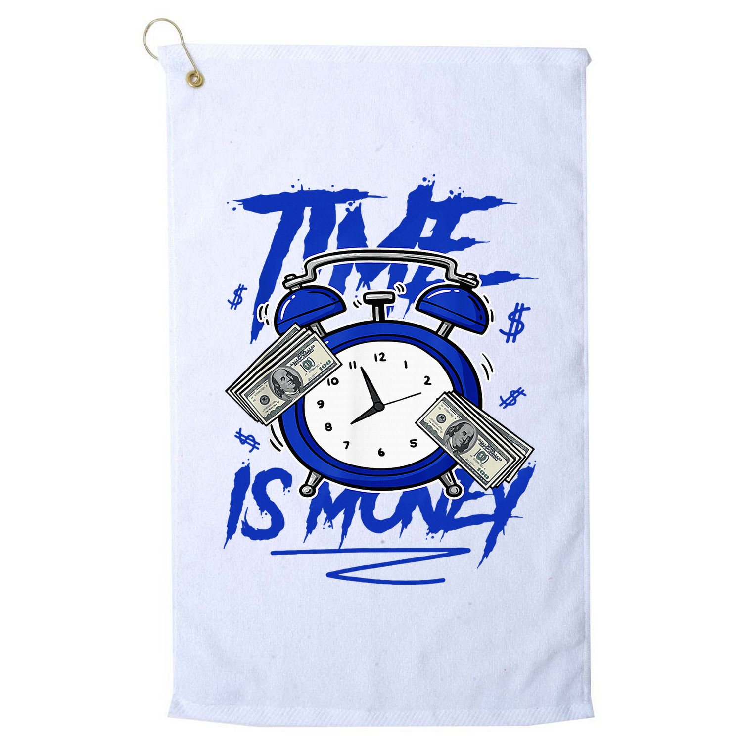Racer Blue 5s To Match Time Is Money Shoes 5 Racer Blue Golf Towel