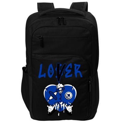 Racer Blue 5s Tee To Match Loser Lover Heart 5 Racer Blue Impact Tech Backpack