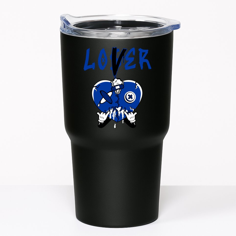 Racer Blue 5s Tee To Match Loser Lover Heart 5 Racer Blue Tumbler