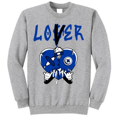 Racer Blue 5s Tee To Match Loser Lover Heart 5 Racer Blue Sweatshirt
