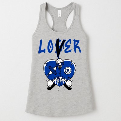 Racer Blue 5s Tee To Match Loser Lover Heart 5 Racer Blue Womens Tank Top