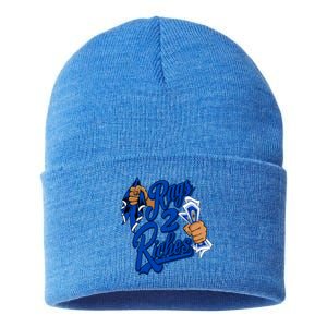 Racer Blue 5s Tee To Match Rag 2 Riches 5 Retro Racer Blue Sustainable Knit Beanie