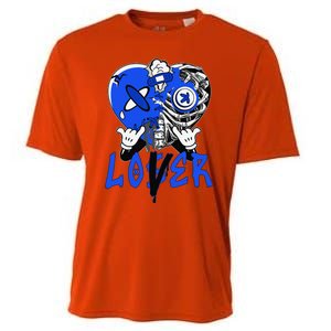 Racer Blue 5s Tee To Match Loser Lover Heart 5 Racer Blue Cooling Performance Crew T-Shirt