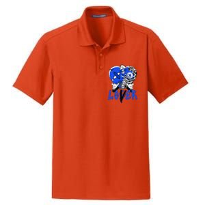 Racer Blue 5s Tee To Match Loser Lover Heart 5 Racer Blue Dry Zone Grid Polo